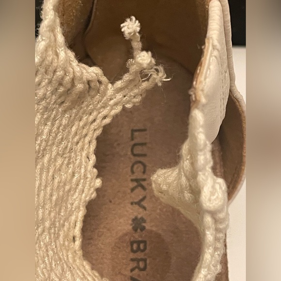 LUCKY BRAND, WOMEN’S KAYDEN ANKLE STRAP, WEDGE SANDALS, SIZE 8 - Picture 6 of 10